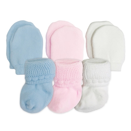 Newborn Mitten & Sock Set #SKMT-03